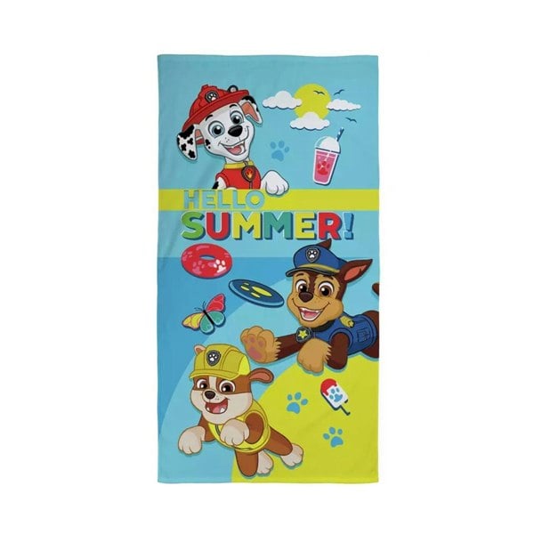 Paw Patrol Hello Summer Towel - Blue/Multicoloured