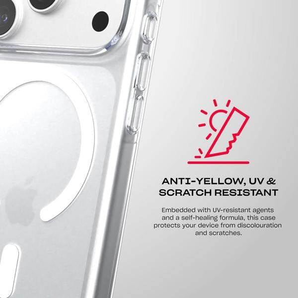 Tech21 Evo Lite Clear Case with MagSafe for iPhone 17/18 Pro 6.3" Clear - T21-11664
