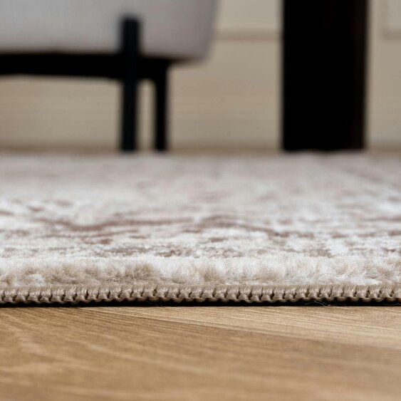 The Rugs Montana Bordered Beige Rug | 4070