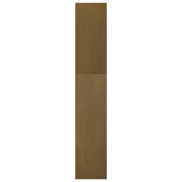 Berkfield Book Cabinet/Room Divider Honey Brown 40x30x167.5 cm Solid Pinewood