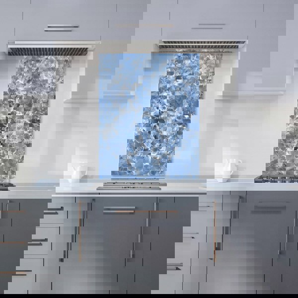 Warren Reed - Designer Coastal Blue Quartz Effect Kitchen Splashback