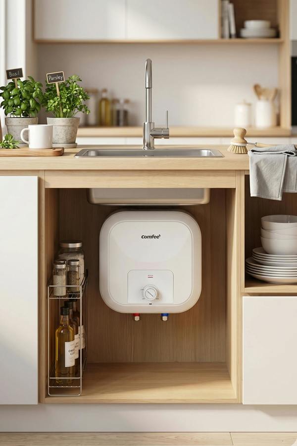 Living and Home Electric Water Heater 15 L Undersink 2kW Storage