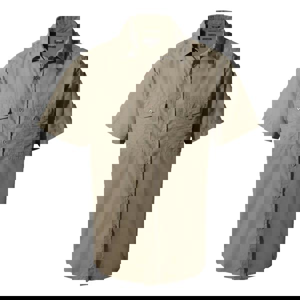 Craghoppers Mens Kiwi Short-Sleeved Shirt - Pebble Grey