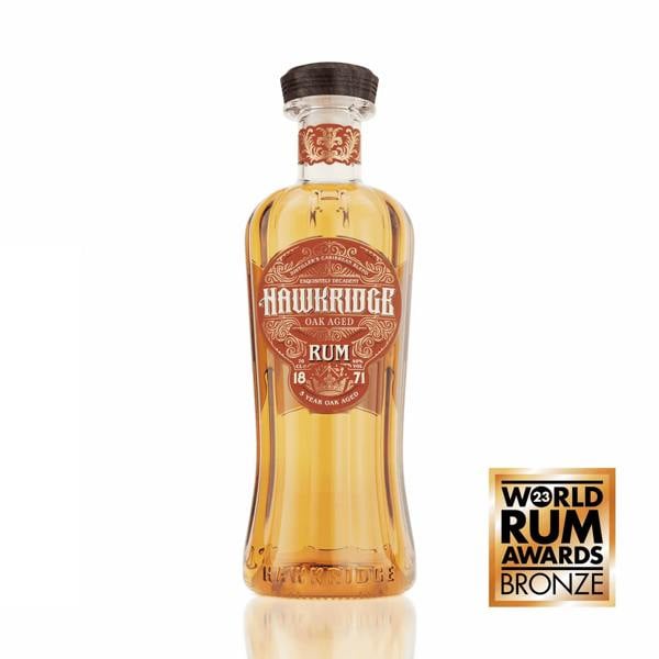 Hawkridge Distiller’s Blend Golden Rum, Five Years Oak Aged