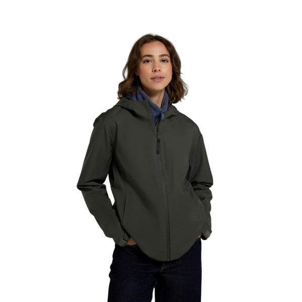 Animal Womens Elements Waterproof Jacket - Dark Khaki