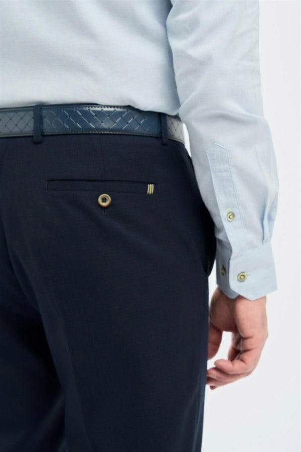 House of Cavani Tropez Navy Trouser