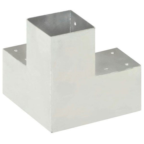 Berkfield Post Connector Y Shape Galvanised Metal 91x91 mm