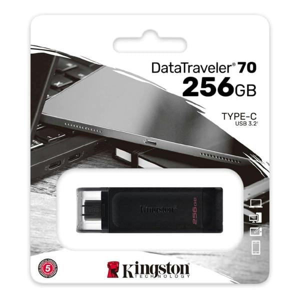 Kingston DataTraveler 70 Type-C USB 3.2 Flash Drive 256GB
