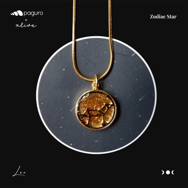 Paguro Leo Zodiac Sign Sustainable Necklace