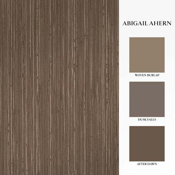Abigail Ahern Fibre Stripe Wallpaper | Sable