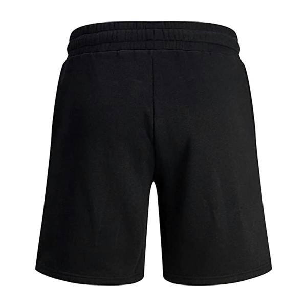 Jack & Jones Men’s Black Cotton Sweat Shorts Casual Fit Soft Comfortable