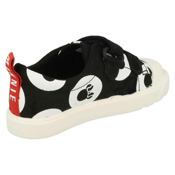 Clarks Childrens Boys Girls Clarks Disney Detailed Canvas Shoes City Polka Lo