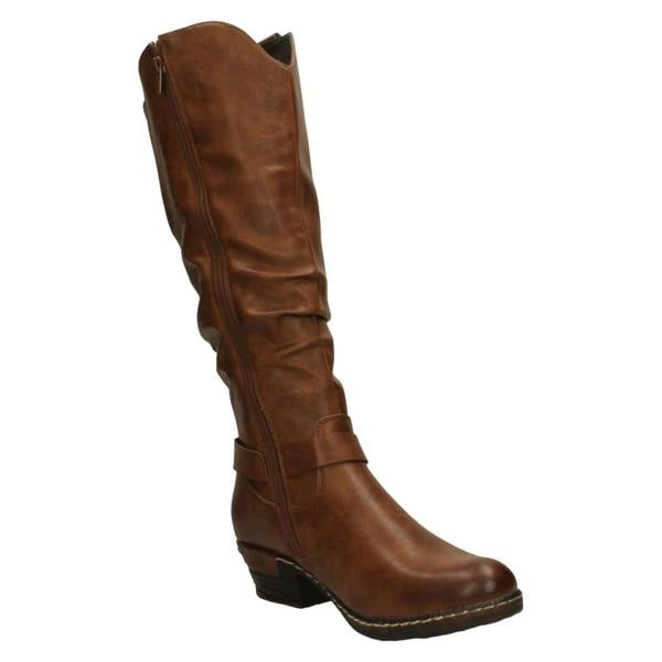 Rieker Ladies Rieker Knee High Warm Lined Boots With Rieker Tex 93670