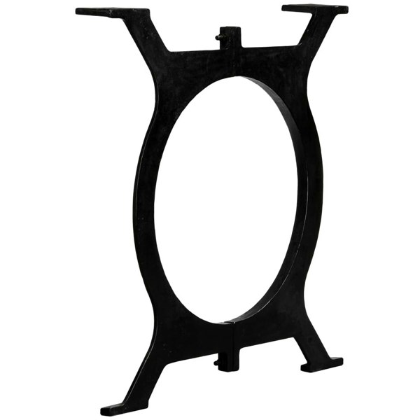 Berkfield Dining Table Legs 2 pcs O-Frame Cast Iron