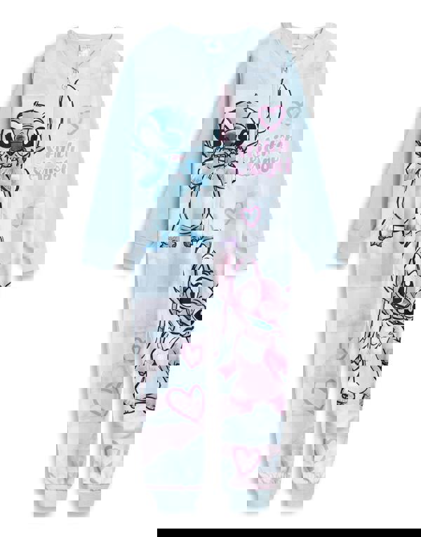 Disney Girls Blue Stitch Onesie