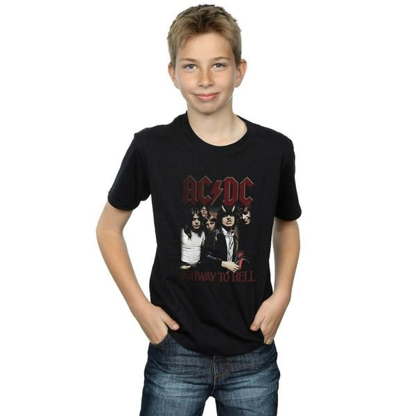 AC/DC Boys Highway To Hell Cotton T-Shirt - Black