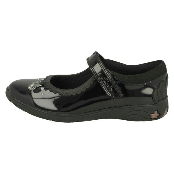 Clarks Girls Clarks Shell Detailed School Shoes Sea Shimmer K