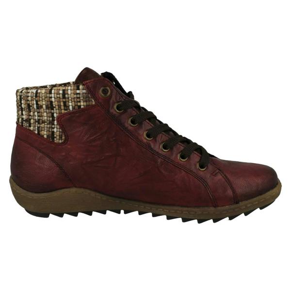 Remonte Ladies Rieker Warm Lined Woven Cuff Remonte-Tex Ankle Boots R1485