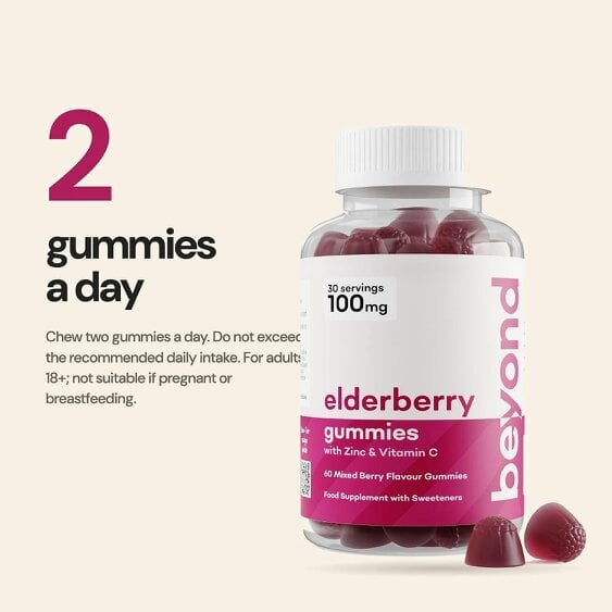 Beyond Shakers Elderberry Gummies