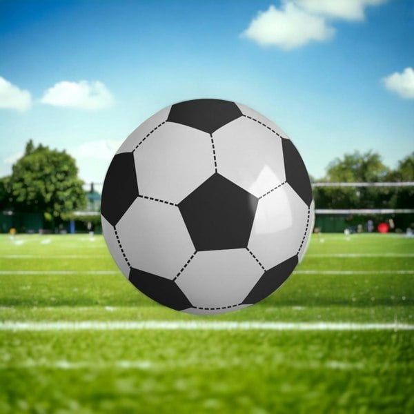 SPORTGIFTZ Giant Inflatable Football 107cm | Huge Outdoor Ball for Beach, Garden, Park | Fun for Kids & Adults | Ideal for Football, Volleyball Travel
