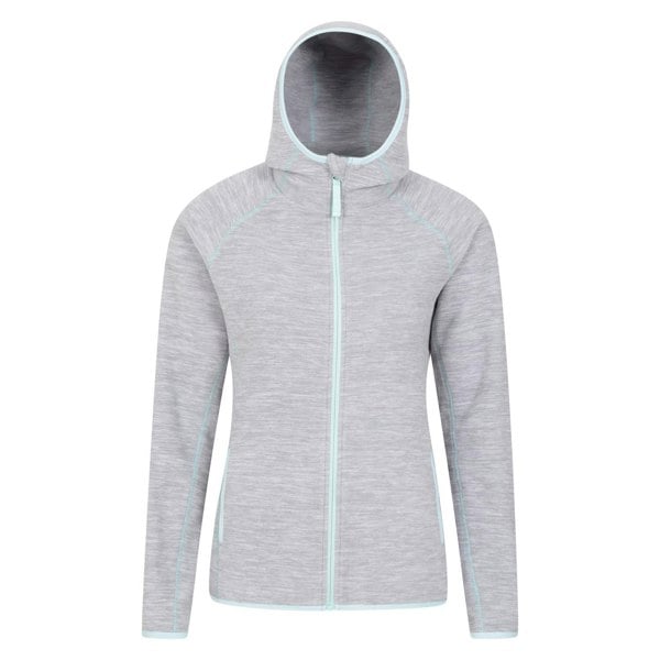 Mountain Warehouse Women's Lleyn II Melange Full Zip Hoodie - Grey