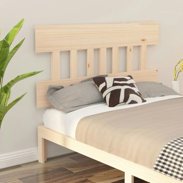 Berkfield Bed Headboard 203.5x3x81 cm Solid Wood Pine