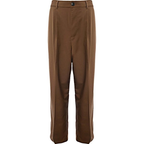 Weekday Men's Brown Uno Oversized Suit Trousers