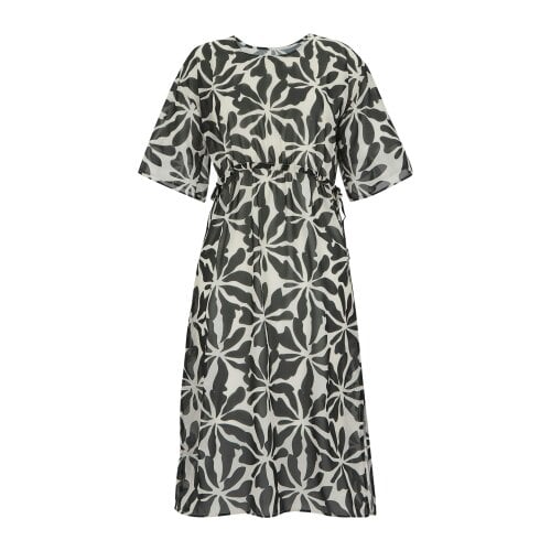 Regatta Womens/Ladies Avorno Abstract Floral Kaftan - Black/White