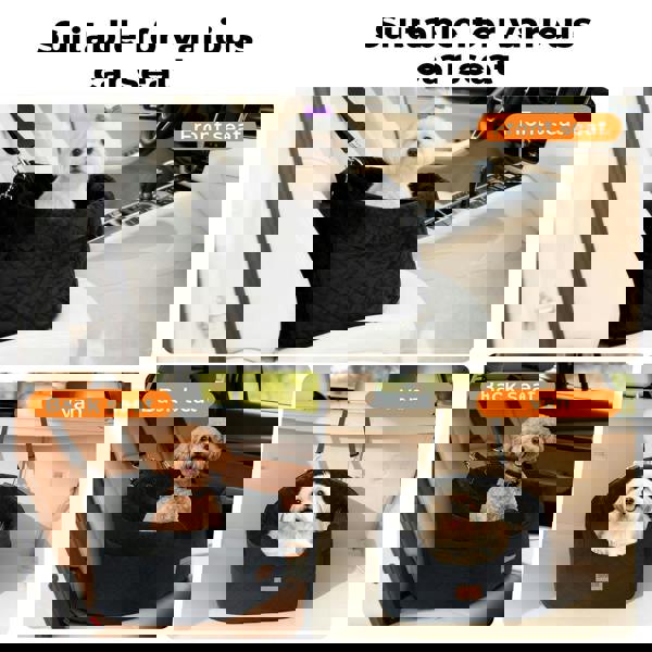 Skylos Dog Booster Car Seat Safe Travel Carrier Bed Bag Basket Pet Puppy Cat