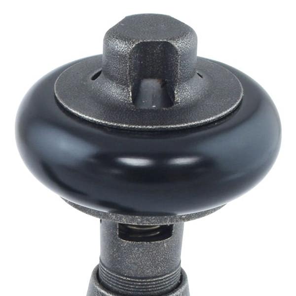 West Radiators Faringdon Traditional Thermostatic Radiator Valve - Pewter (Angled TRV)