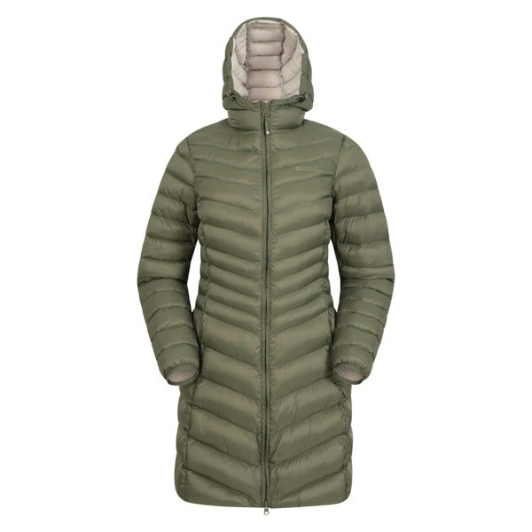 Mountain Warehouse Womens/Ladies Florence Long Padded Jacket - Khaki