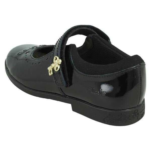 Clarks Girls Clarks Key Detail School Shoes Lock Magic