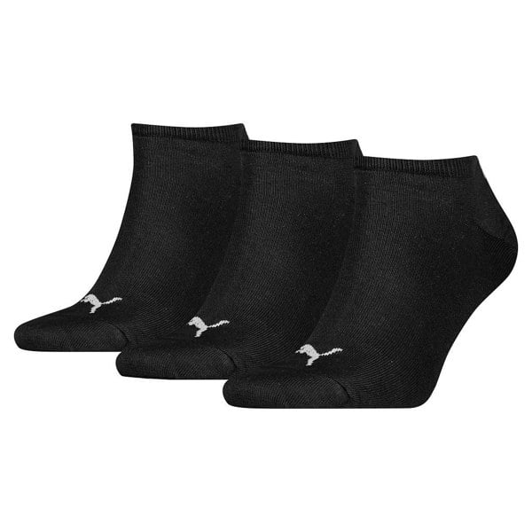 Puma Unisex Adult Invisible Socks (Pack of 3) - Black