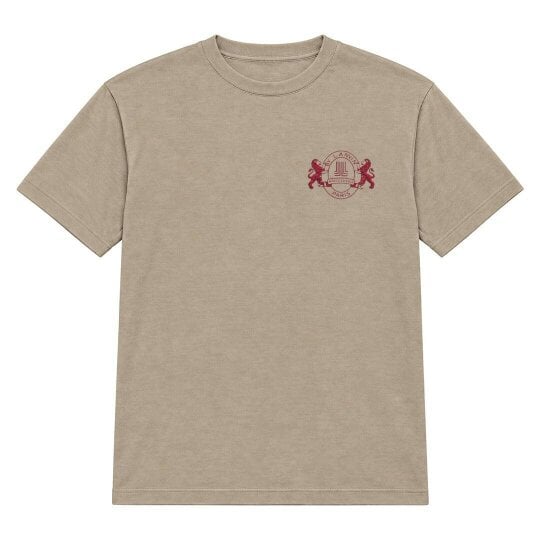 By Lanvin Paris Shield Logo Taupe T-Shirt
