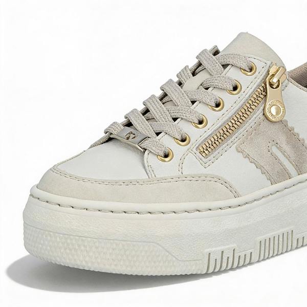 Rieker ENYA Court Trainers in White