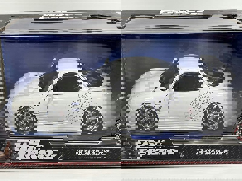 Jada Fast and Furious 1993 Mazda RX-7 White HKS Power 1:24 Scale 32607