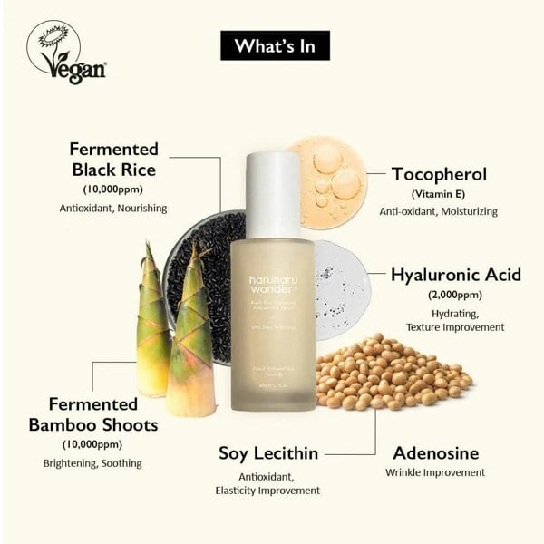 Haruharu Wonder Haru Haru Wonder Black Rice  Anti Wrinkle Serum