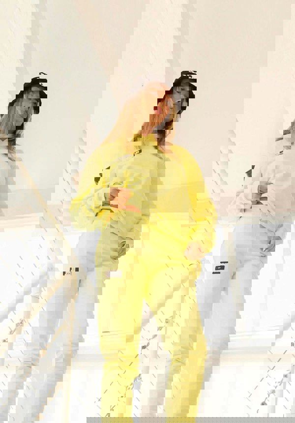 Yellow hoodie for girls and women