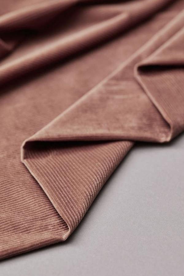 Mind The MAKER Organic Kora Stretch Woven Corduroy Fabric - Plain Design Dressmaking Fabric, 155 cm / 62" Wide - per metre