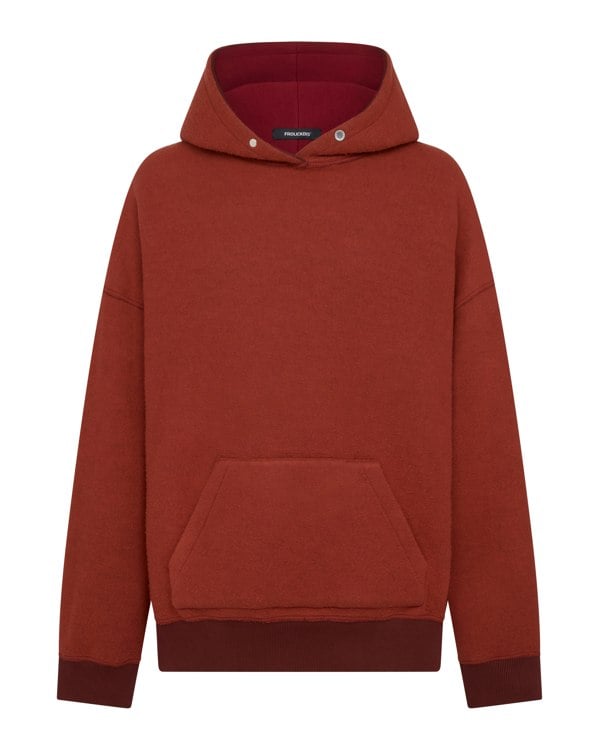 Frolickers Reversible Hoodie - Barolo / Chilli Flake