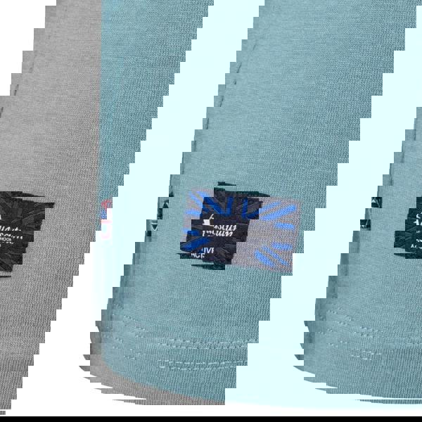 Aquascutum Active Active Cotton Stripes T-Shirt Avio Blue T-Shirt M