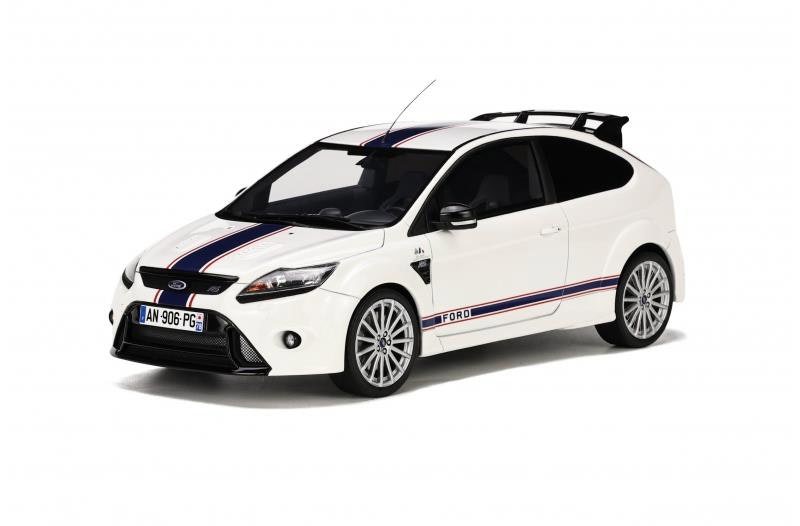 Otto 2010 Ford Focus MK2 RS Le Mans White 1:18 Scale Otto Mobile OT1009