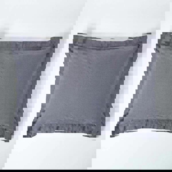 HOMESCAPES French Flax Linen Oxford Pillowcase, Standard Size