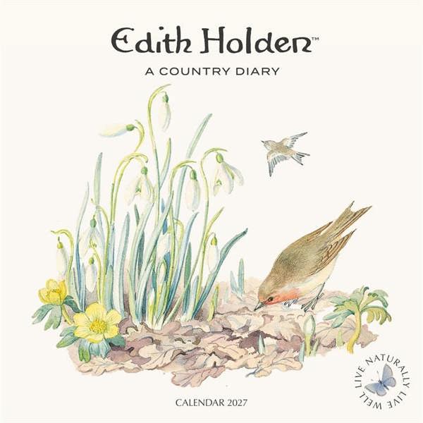Edith Holden, A Country Diary Calendar 2027, Wall Calendars, Month To View, Art, Gift