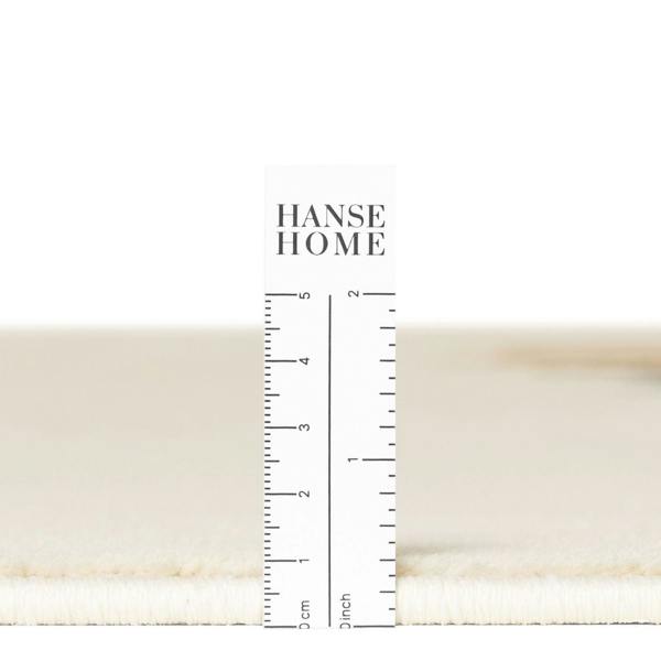 Fabric swatch with a ruler and 'HANSE HOME' branding on a white background