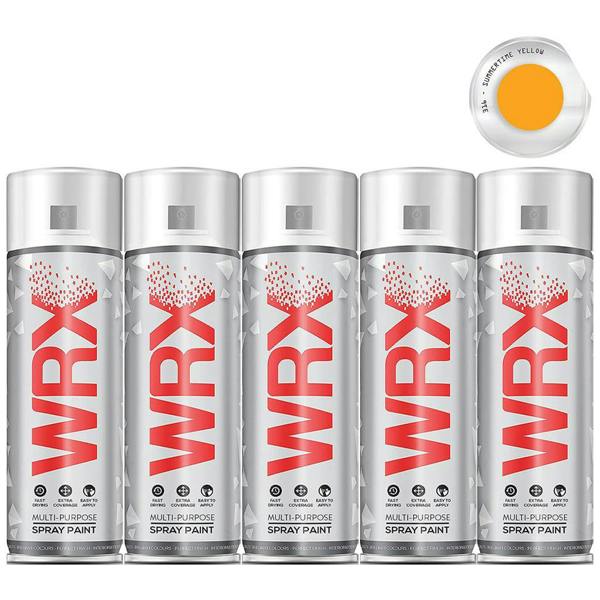 WRX 5X WRX Summertime Yellow Spray Paint 400ml