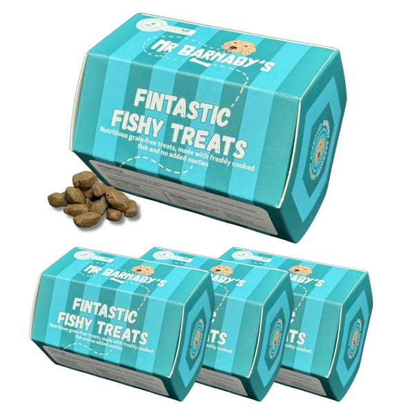 Mr Barnaby's Fintastic Fishy Dog Treats (Pack of 4)