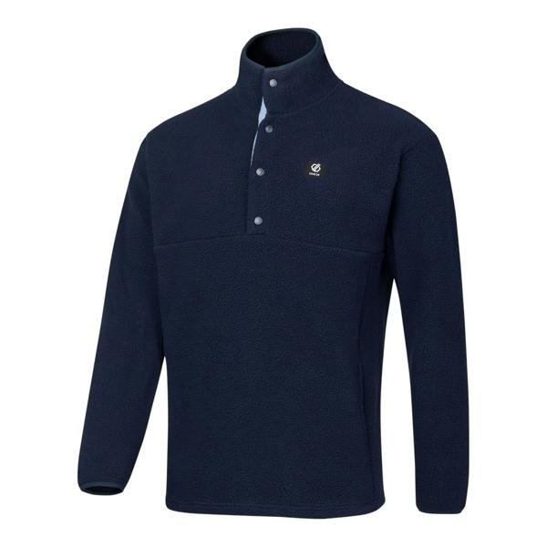 Dare 2B Mens Twin Tip Snap Fleece Top - Navy - 