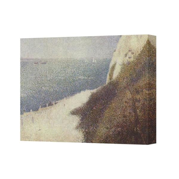 Benjamin Tate Design Coastal Cliff Seascape Canvas Wall Art Print 4185 Premium