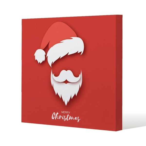 Benjamin Tate Design Santa claus hat and beard (canvas)